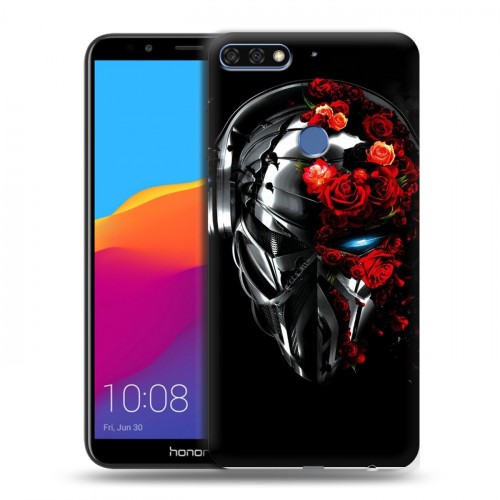 Дизайнерский пластиковый чехол для Huawei Honor 7C Pro Арт черепа