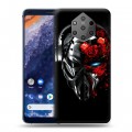 Дизайнерский силиконовый чехол для Nokia 9 PureView Арт черепа