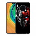 Дизайнерский пластиковый чехол для Huawei Mate 30 Арт черепа