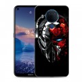 Дизайнерский силиконовый чехол для Nokia 5.4 Арт черепа