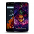 Дизайнерский силиконовый чехол для Wileyfox Storm Арт черепа