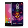 Дизайнерский силиконовый чехол для Lenovo K6 Арт черепа