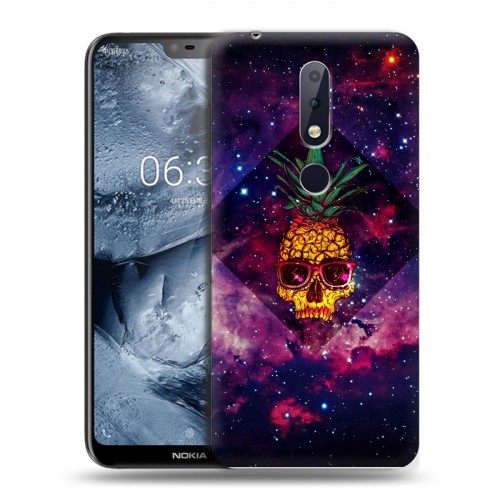 Дизайнерский пластиковый чехол для Nokia 6.1 Plus Арт черепа