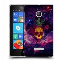 Дизайнерский пластиковый чехол для Microsoft Lumia 435 Арт черепа