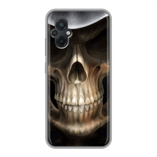 Дизайнерский силиконовый чехол для Xiaomi Poco M5 Арт черепа