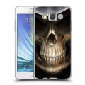 Дизайнерский пластиковый чехол для Samsung Galaxy A5 Арт черепа