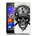 Дизайнерский пластиковый чехол для Microsoft Lumia 540 Арт черепа