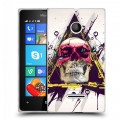 Дизайнерский пластиковый чехол для Microsoft Lumia 435 Арт черепа