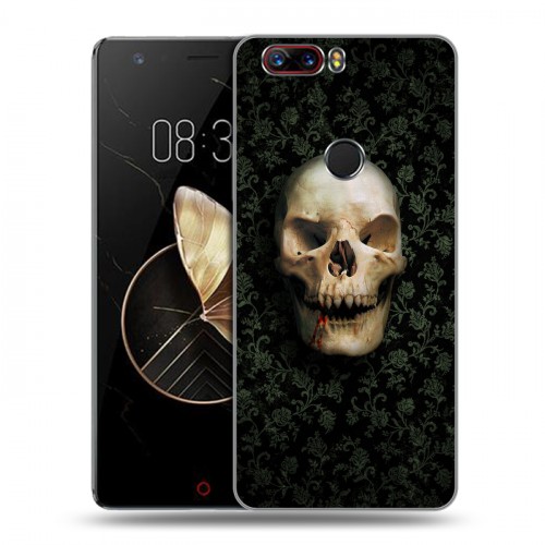 Дизайнерский пластиковый чехол для ZTE Nubia Z17 Арт черепа