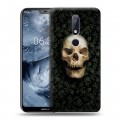 Дизайнерский силиконовый чехол для Nokia 6.1 Plus Арт черепа