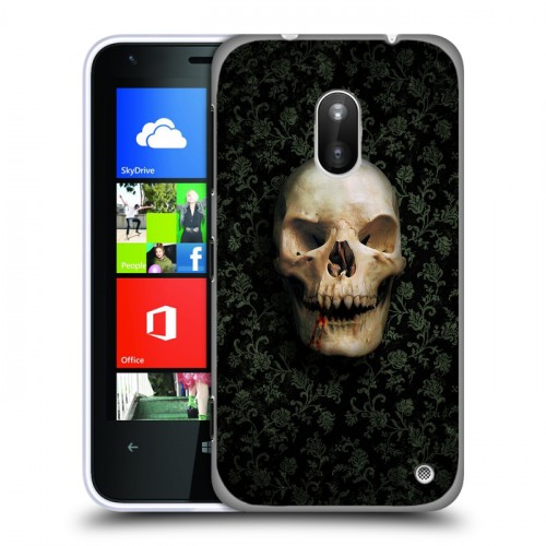 Дизайнерский пластиковый чехол для Nokia Lumia 620 Арт черепа