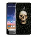 Дизайнерский силиконовый чехол для Nokia 2.2 Арт черепа