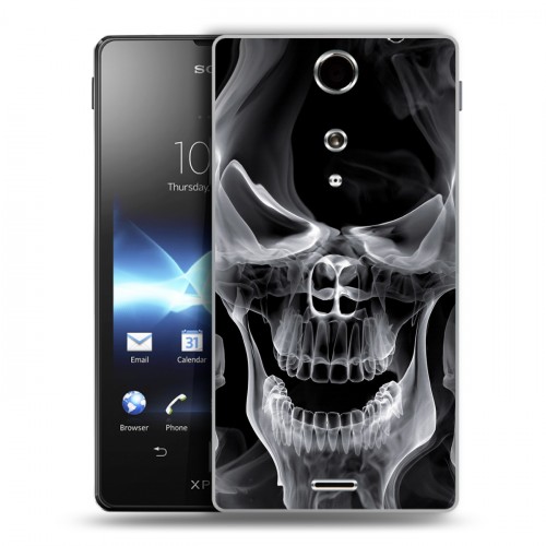 Дизайнерский пластиковый чехол для Sony Xperia TX Арт черепа