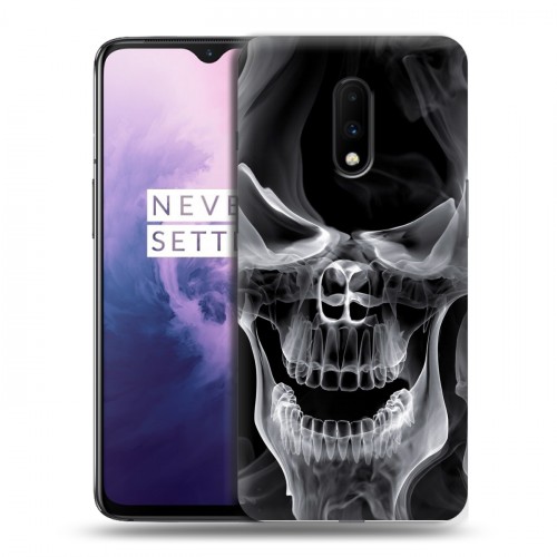 Дизайнерский пластиковый чехол для OnePlus 7 Арт черепа