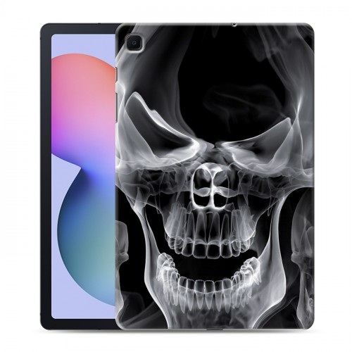 Дизайнерский силиконовый чехол для Samsung Galaxy Tab S6 Lite Арт черепа