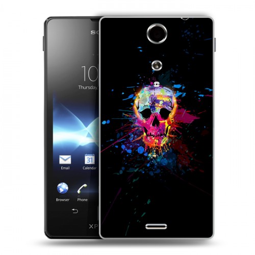 Дизайнерский пластиковый чехол для Sony Xperia TX Арт черепа