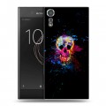 Дизайнерский пластиковый чехол для Sony Xperia XZs Арт черепа