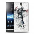 Дизайнерский пластиковый чехол для Sony Xperia S Мир черепов