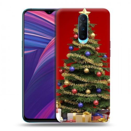 Дизайнерский пластиковый чехол для OPPO RX17 Pro Новогодняя елка