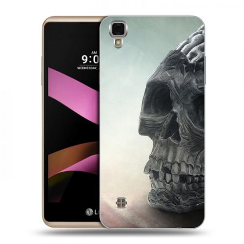 Дизайнерский силиконовый чехол для LG X Style Мир черепов