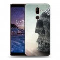 Дизайнерский пластиковый чехол для Nokia 7 Plus Мир черепов