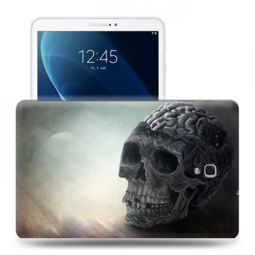 Дизайнерский силиконовый чехол для Samsung Galaxy Tab A 10.5 Мир черепов