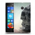 Дизайнерский пластиковый чехол для Microsoft Lumia 435 Мир черепов