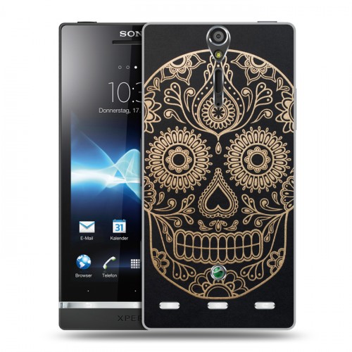 Дизайнерский пластиковый чехол для Sony Xperia S Мир черепов