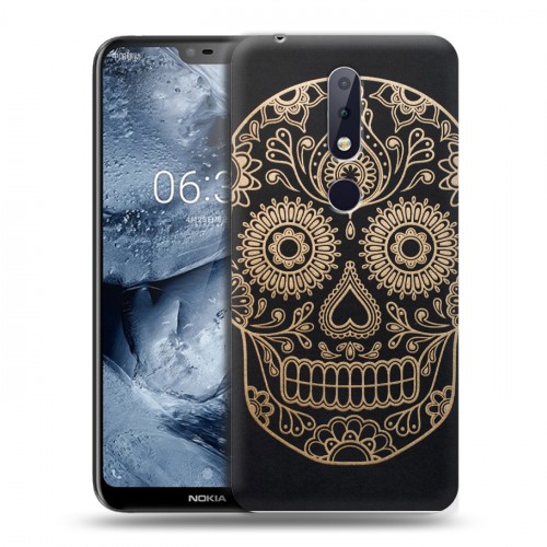 Дизайнерский пластиковый чехол для Nokia 6.1 Plus Мир черепов