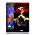 Дизайнерский пластиковый чехол для Microsoft Lumia 540 Арт черепа