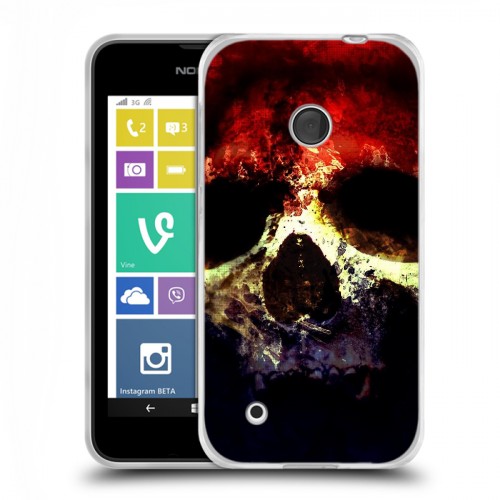 Дизайнерский пластиковый чехол для Nokia Lumia 530 Арт черепа