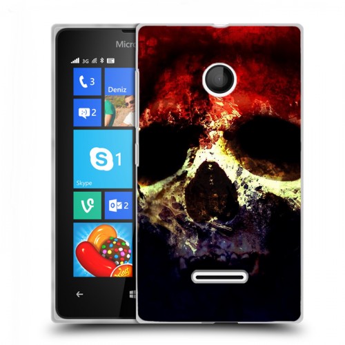 Дизайнерский пластиковый чехол для Microsoft Lumia 435 Арт черепа