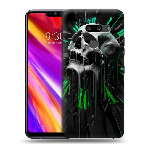 Дизайнерский пластиковый чехол для LG G8 ThinQ Арт черепа