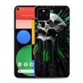 Дизайнерский пластиковый чехол для Google Pixel 5 Арт черепа