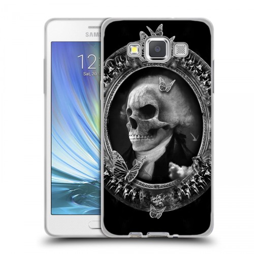 Дизайнерский пластиковый чехол для Samsung Galaxy A5 Арт черепа