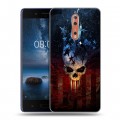 Дизайнерский пластиковый чехол для Nokia 8 Арт черепа