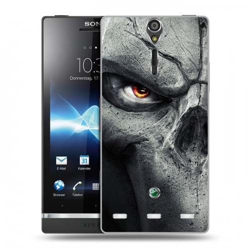 Дизайнерский пластиковый чехол для Sony Xperia S Арт черепа