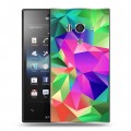 Дизайнерский пластиковый чехол для Sony Xperia acro S На грани яркости