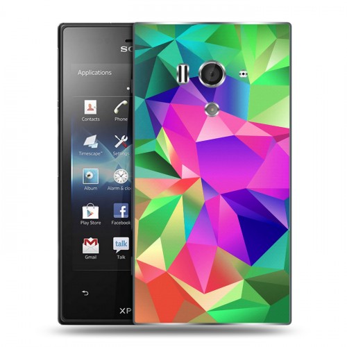 Дизайнерский пластиковый чехол для Sony Xperia acro S На грани яркости