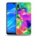 Дизайнерский пластиковый чехол для Huawei Y6 (2019) На грани яркости