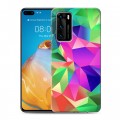 Дизайнерский силиконовый с усиленными углами чехол для Huawei P40 На грани яркости