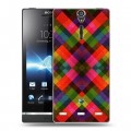 Дизайнерский пластиковый чехол для Sony Xperia S На грани яркости