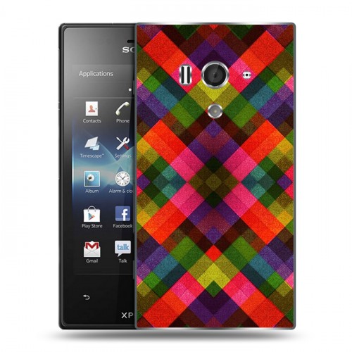 Дизайнерский пластиковый чехол для Sony Xperia acro S На грани яркости