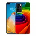 Дизайнерский пластиковый чехол для Huawei P40 На грани яркости