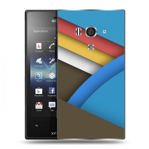 Дизайнерский пластиковый чехол для Sony Xperia acro S На грани яркости