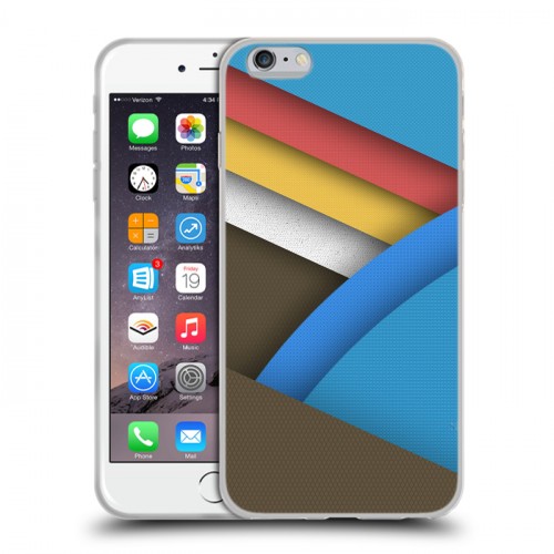 Дизайнерский силиконовый чехол для Iphone 6 Plus/6s Plus На грани яркости