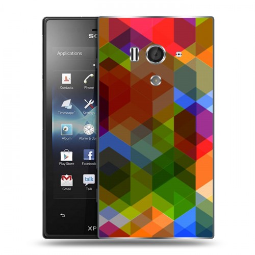 Дизайнерский пластиковый чехол для Sony Xperia acro S На грани яркости