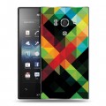 Дизайнерский пластиковый чехол для Sony Xperia acro S На грани яркости