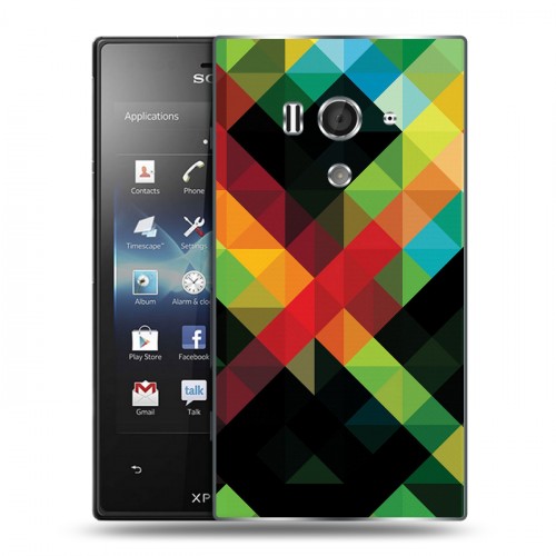 Дизайнерский пластиковый чехол для Sony Xperia acro S На грани яркости