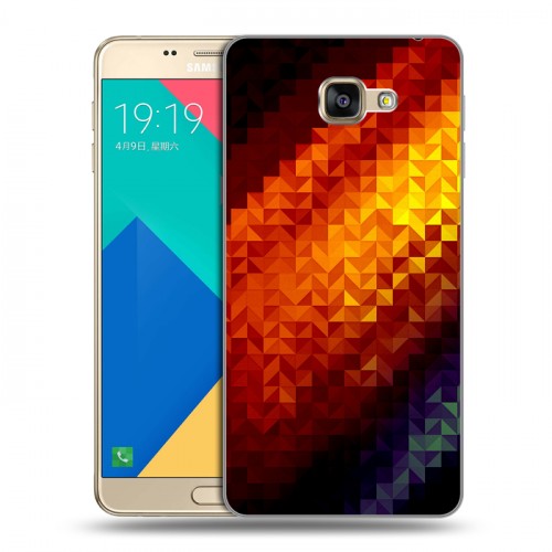 Дизайнерский силиконовый чехол для Samsung Galaxy A9 На грани яркости